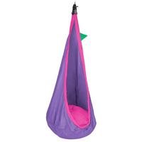 Kinderhängesessel Hanging Nest Grün/Lila/Pink - Pink/Lila, KONVENTIONELL, Textil (70/200-400/150cm) - La Siesta