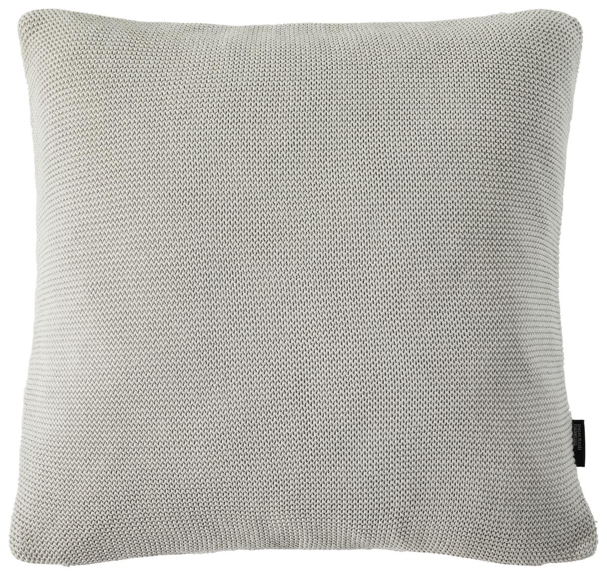 POSZEWKA NA PODUSZKĘ BEJA - szary, Basics, tkanina (50/50cm) - Dieter Knoll
