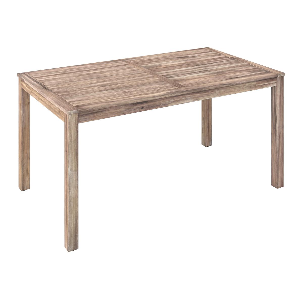 Kerti Bútorszett Aldina - akáciaszínű/szürke, Modern, műanyag/textil - Bessagi Garden