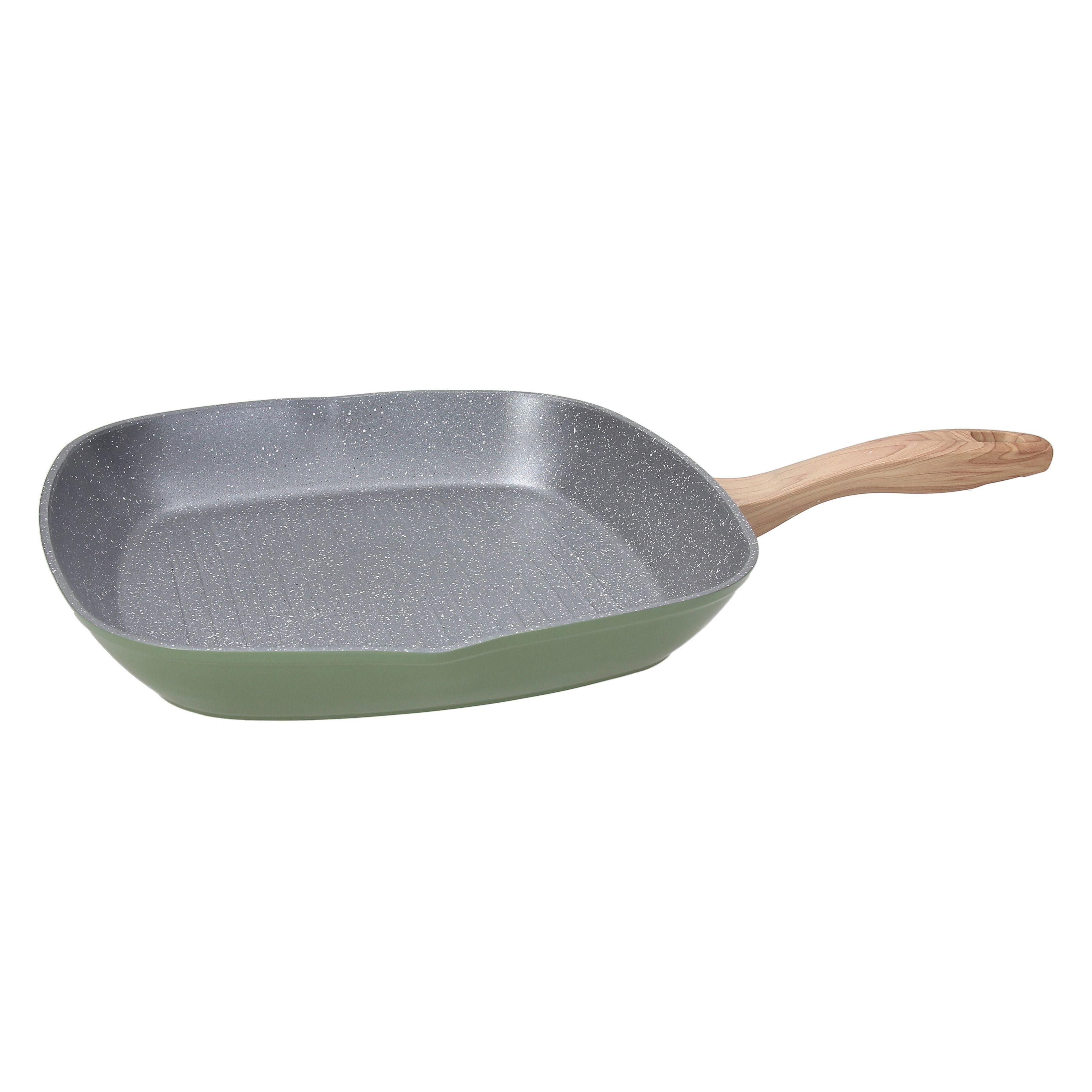 Tigaie Stone Sage, cca. 28x28cm - verde smarald, Basics, metal (4,5/28/28cm) - Tognana