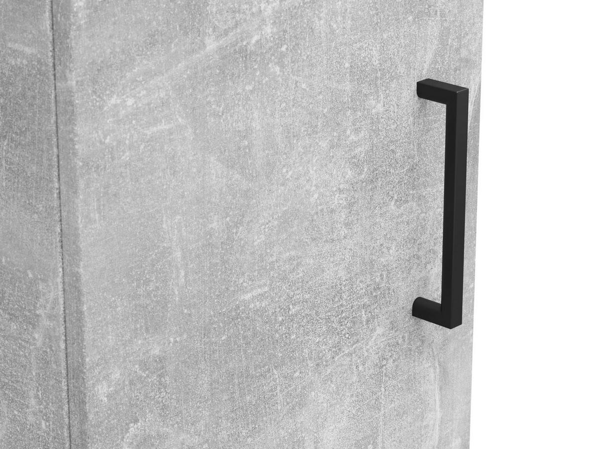 Schrank Multistauraum Grau - Schwarz/Grau, MODERN, Holzwerkstoff/Kunststoff (30/83/40cm) - Mömax