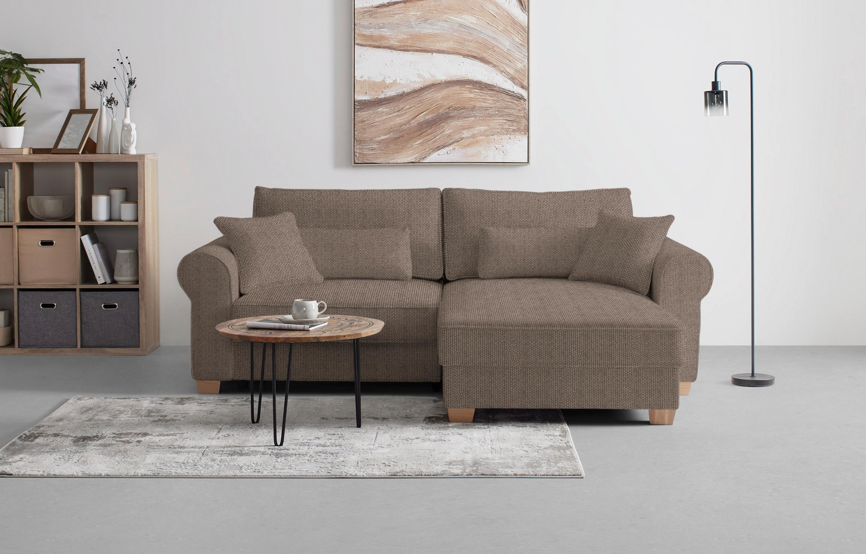 Wohnlandschaft Angelo Braun - Braun, MODERN, Holz/Holzwerkstoff (255/92/185cm) - Mömax