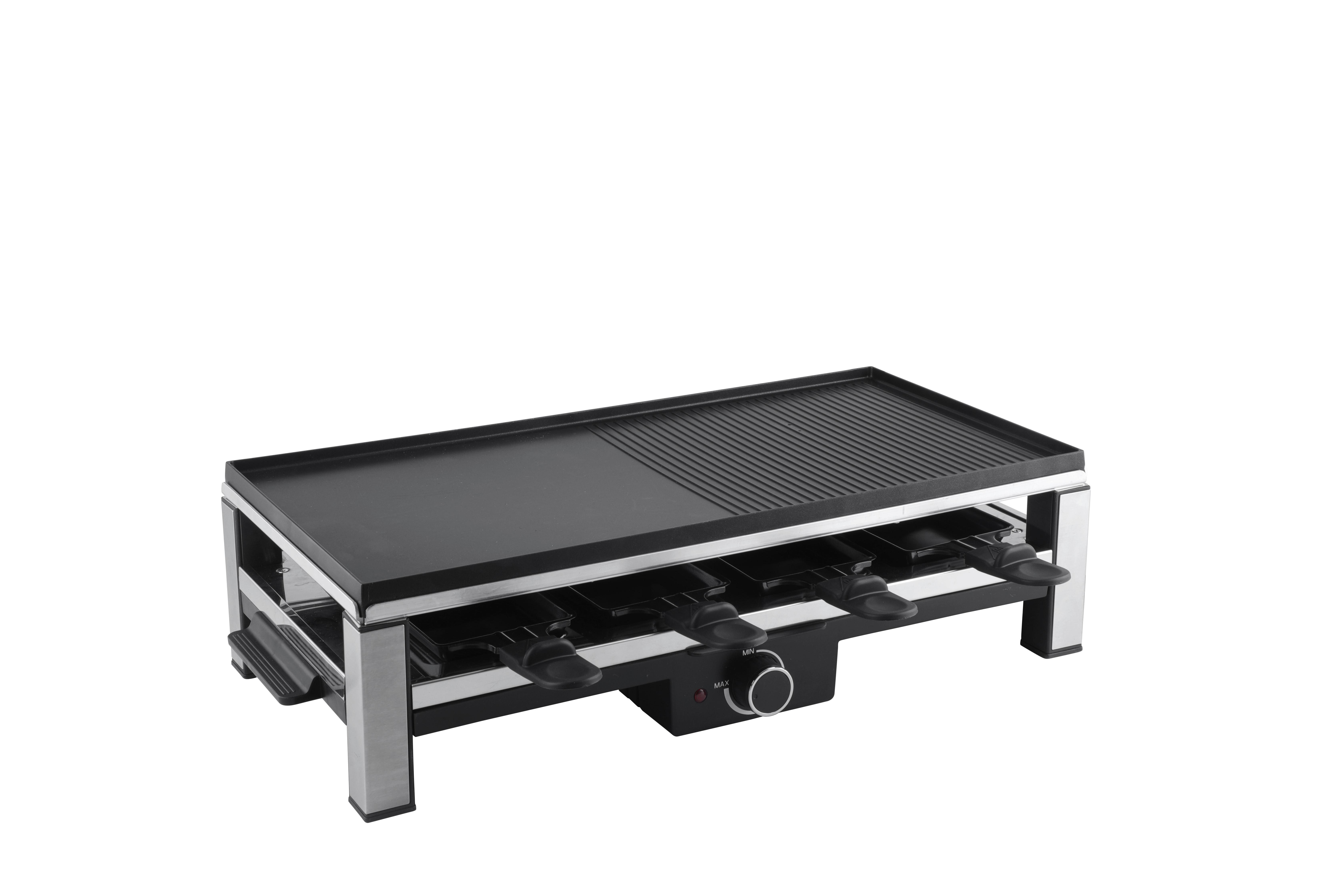 Raclette-grill Raclette-Grill - Schwarz, Metall (56.8/26/13.8cm)
