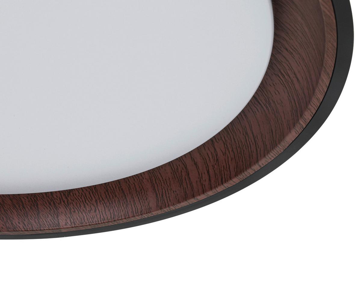 LAMPA SUFITOWA TINA - czarny/biały, Trend, tworzywo sztuczne/metal (40/7cm) - Novel