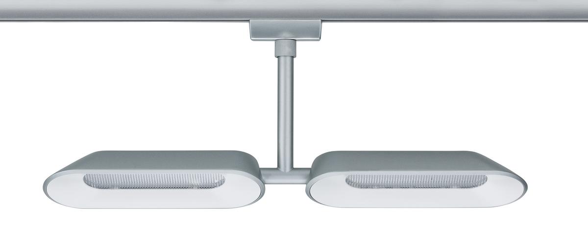 Schienensystem-Strahler Spot Dipper max. 16 Watt - Chromfarben, Design, Metall (37,5/17/2,6cm) - Paulmann