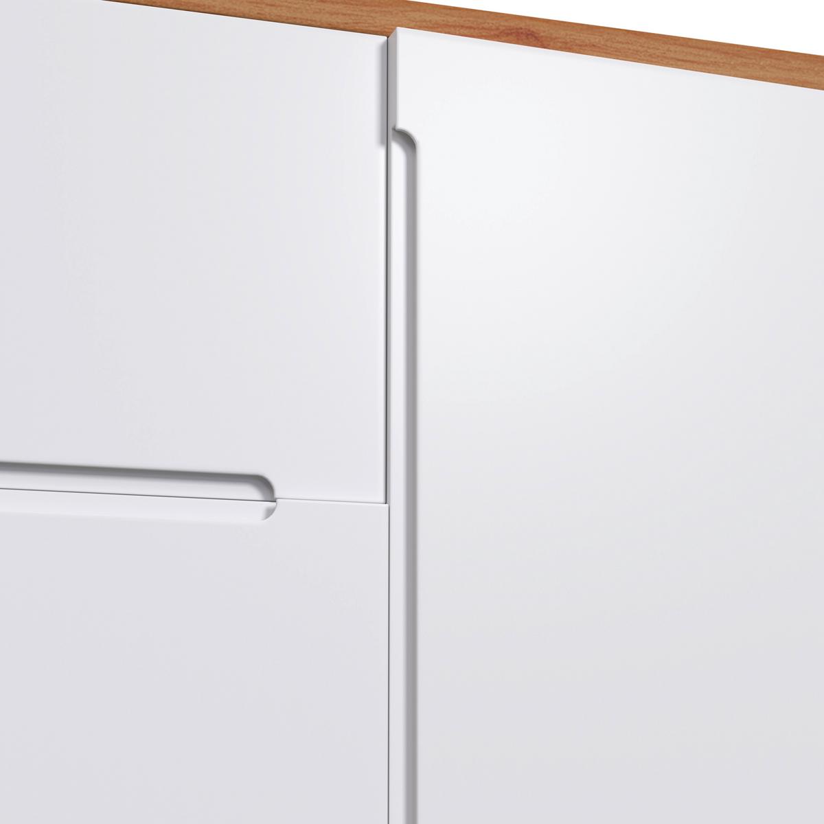 Kupaonica Davina - bijela/boje hrasta, Moderno, staklo/drvni materijal - Bessagi Home