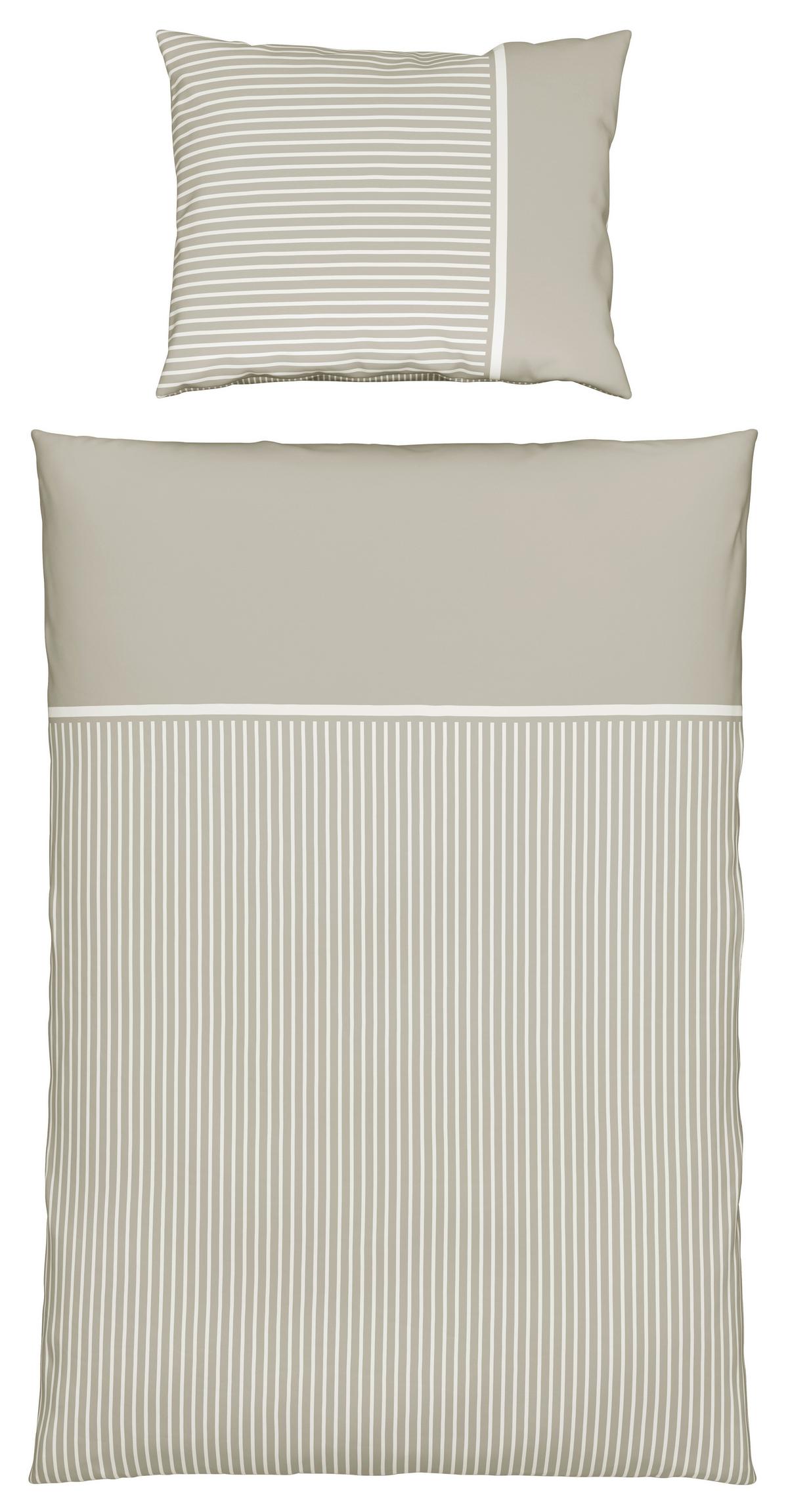 Posteljnina Johannes, Svetlo Rjava, 60/80, 140/200 - svetlo rjava, Konvencionalno, tekstil (140/200cm) - Mömax