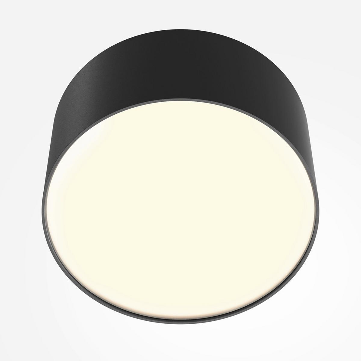 DECKENLEUCHTE ZON - Schwarz, Modern, Metall (12/6cm) - MAYTONI