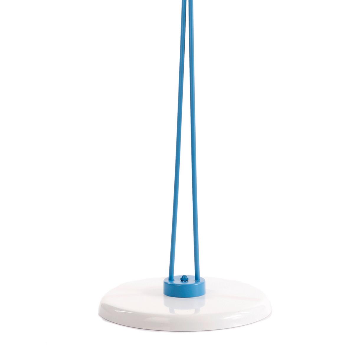Stehleuchte Stick Blau max. 22 Watt - Blau, Basics, Metall (32/182cm)