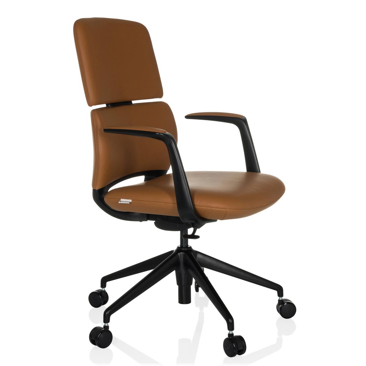 Vrtljivi Stol Atmos Designer - črna, Moderno, kovina/umetna masa (62/98-108/60cm) - MID.YOU