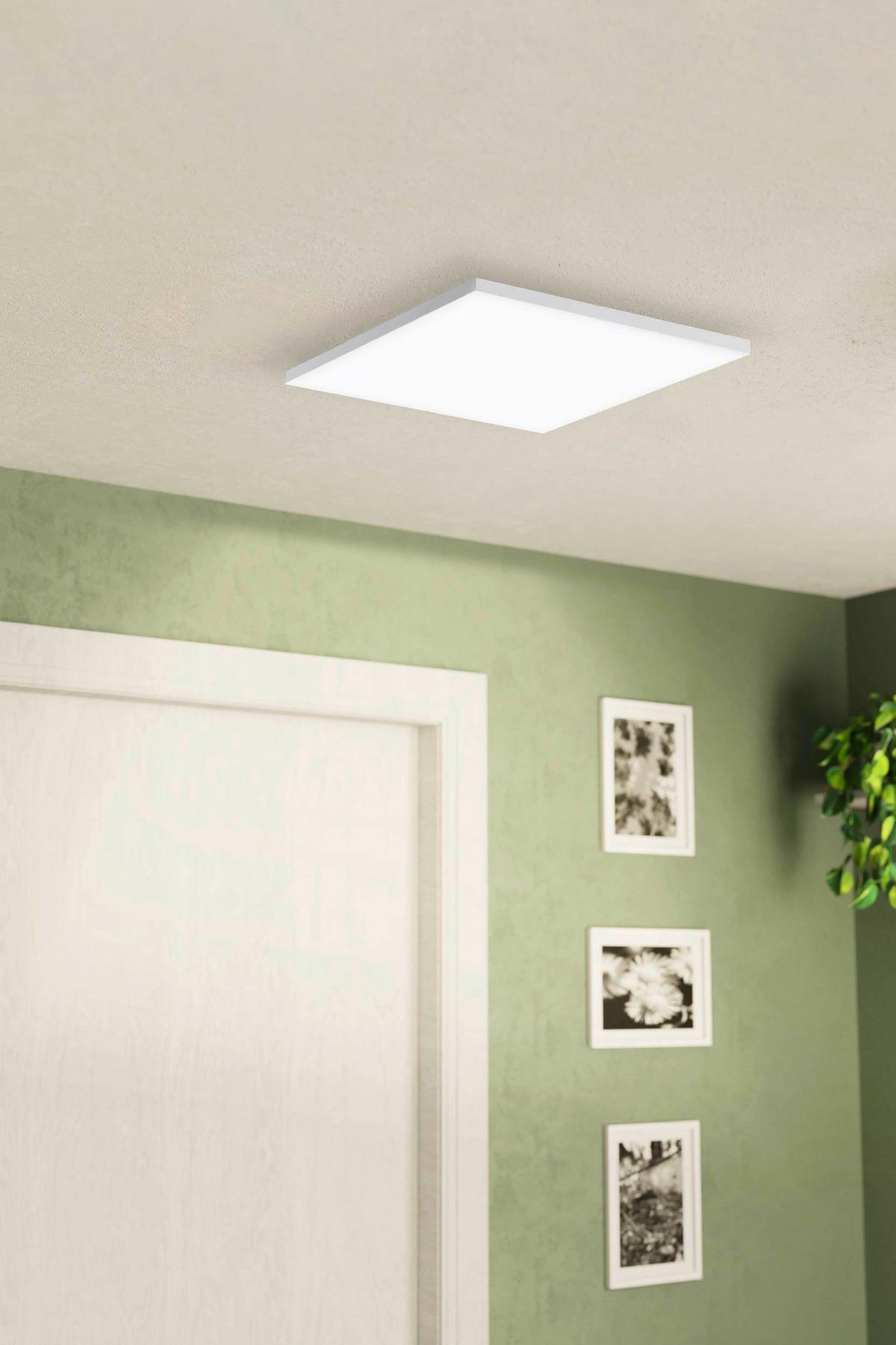 Led-paneel 900703* Turcona-B - Weiss, Basics, Kunststoff/Metall (28,7/28,7/6,2cm) - Eglo