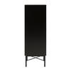 BYRÅ MADRID -EXKLUSIV- - svart/naturfärgad, Modern, metall/trämaterial (48/114/40cm) - Mömax