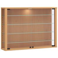 HÄNGEVITRINE VITROSA L - Buchefarben, Design, Glas/Holzwerkstoff (83/60/18cm) - MID.YOU