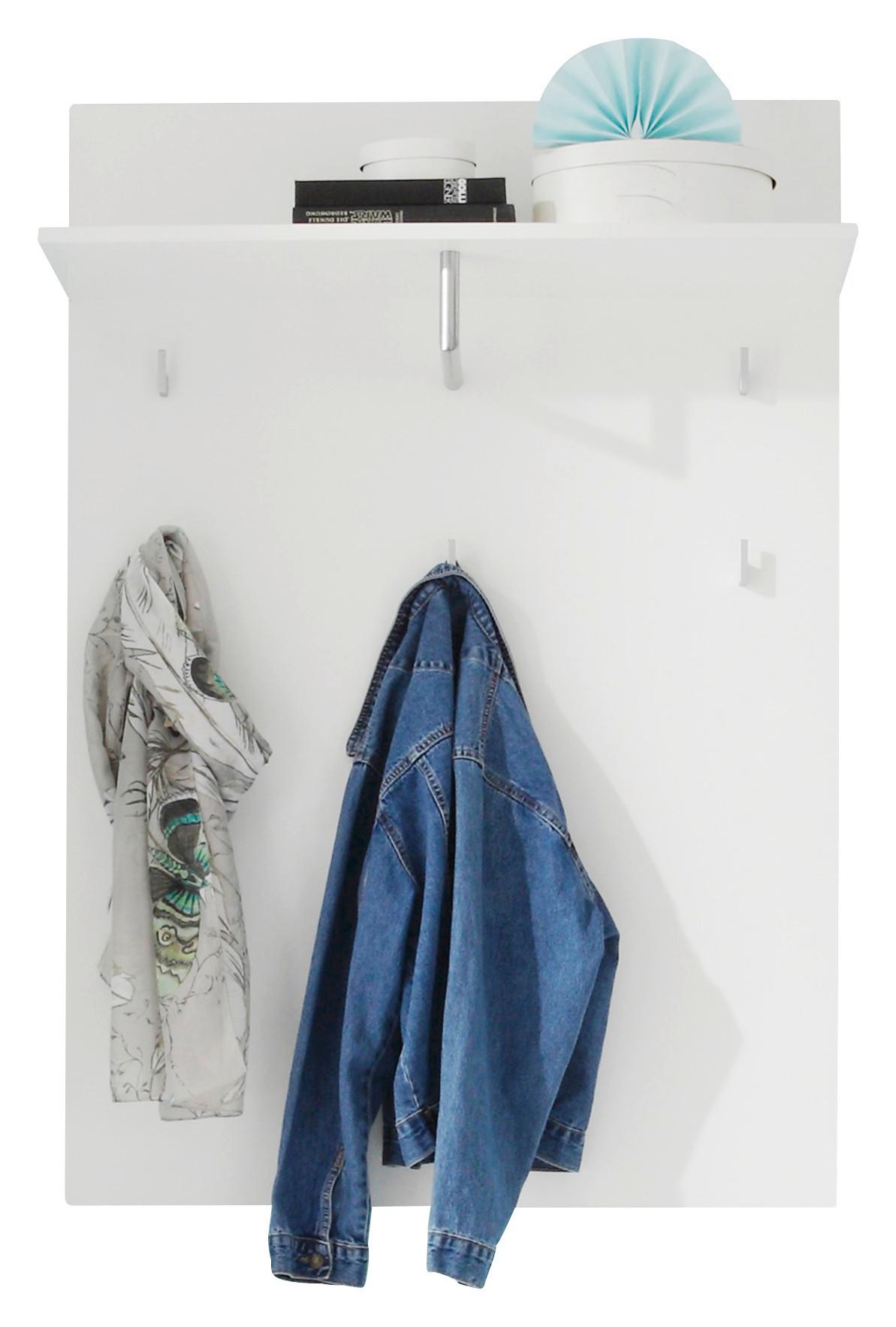 PANEL DO PRZEDPOKOJU SPICE - biały, Basics, materiał drewnopochodny (80/118/30cm) - Xora