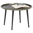 Beistelltisch aus Metall ca. 61x39x61cm - Graphitfarben/Schwarz, LIFESTYLE, Metall (61/39/61cm) - Premium Living Beistelltisch aus Metall ca. 61x39x61cm - Graphitfarben/Schwarz, LIFESTYLE, Metall (61/39/61cm) - Premium Living