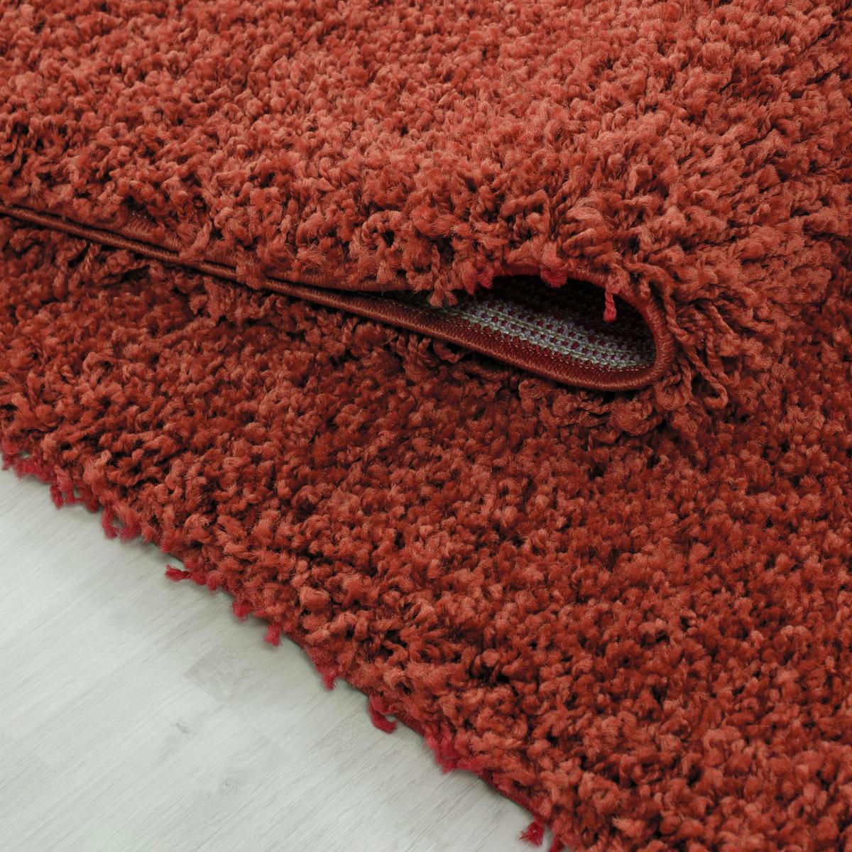 Hochflorteppich Life Terracotta ca. 80x250cm - Terracotta, KONVENTIONELL, Textil (80/250cm) - Novel