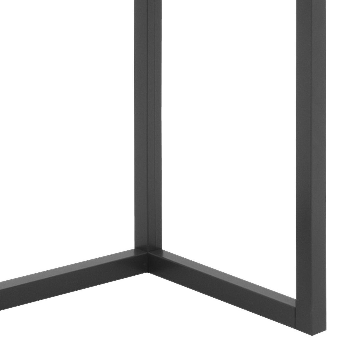 STÓŁ KONSOLA DENVER 44 - kolor dębowy/antracytowy, Konventionell, materiał drewnopochodny (100/35/75cm) - MID.YOU