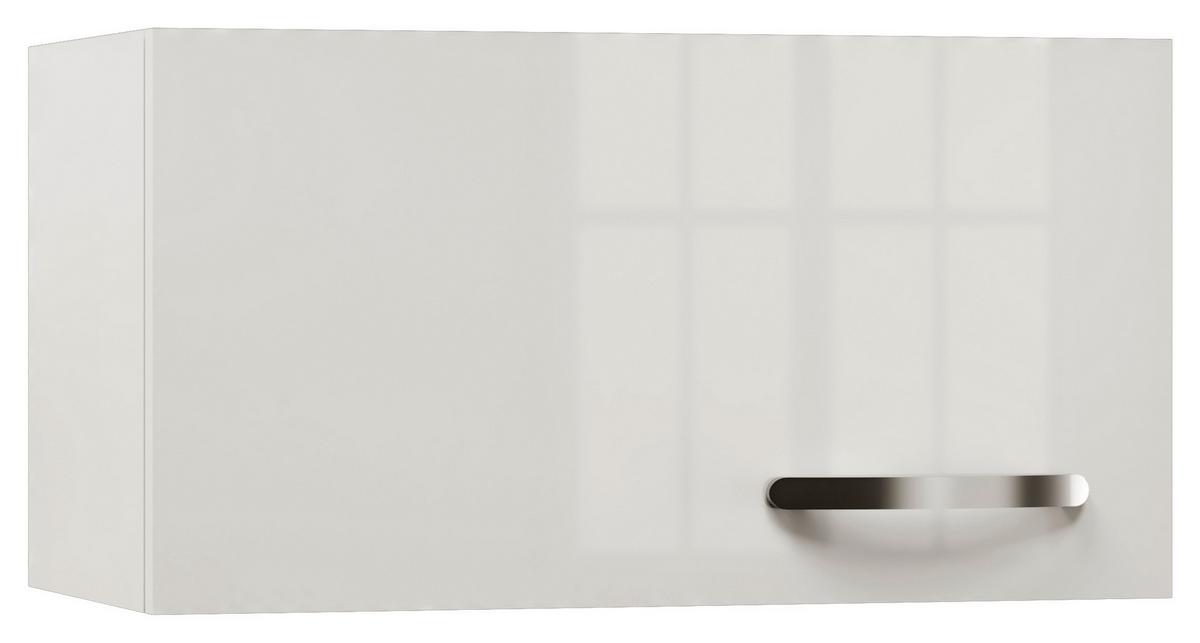 Kuhinjska Zgornja Omarica Alba, Bela, Š. 60 Cm - barve nerjavečega jekla/bela, Moderno, kovina/leseni material (60/32/32cm) - FlexWell