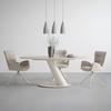 MATBORD STEVEN - beige, Design, metall/trämaterial (180/95/76cm) - Mömax