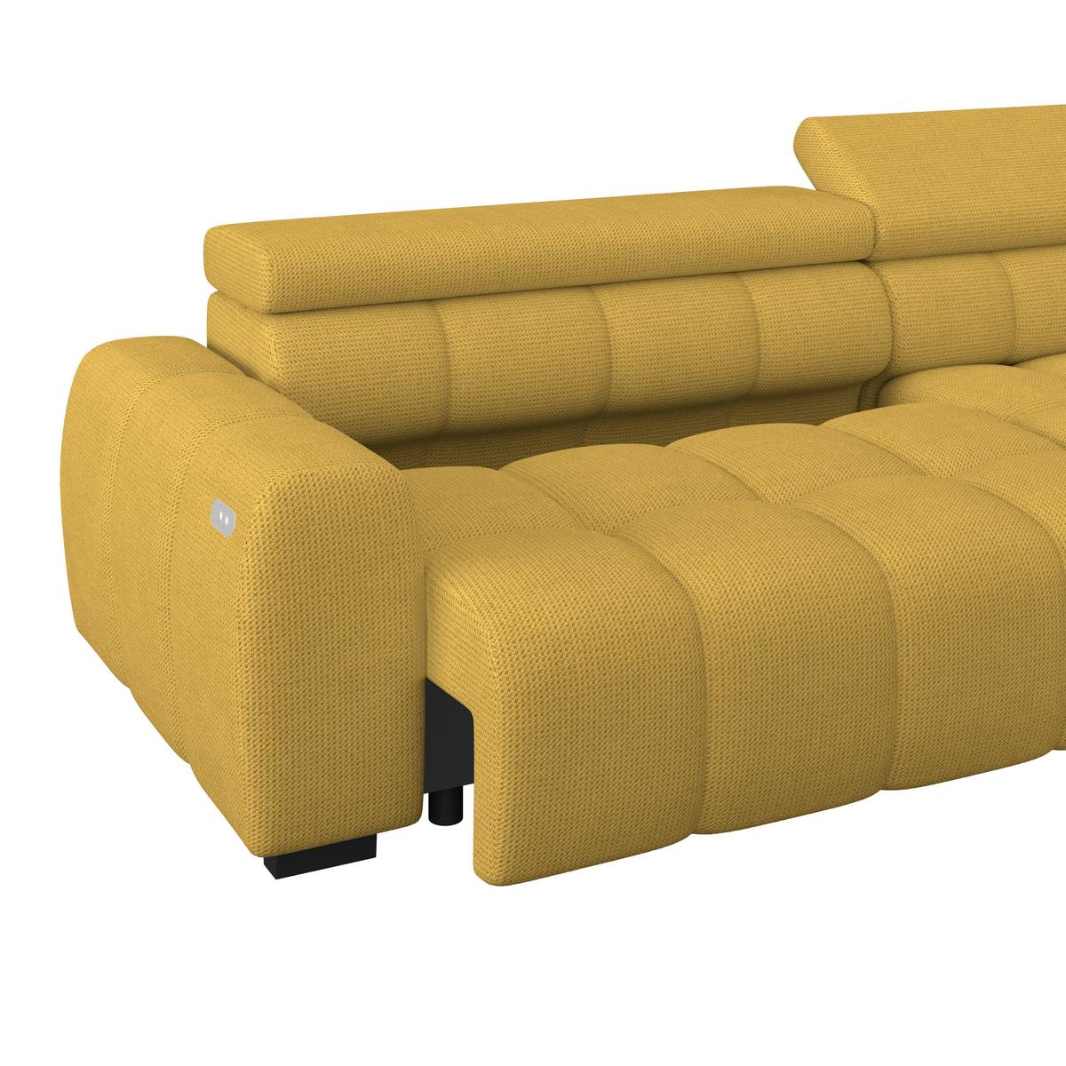 Coltar FARGO S - galben muștar, Trend, textil (285/168cm)