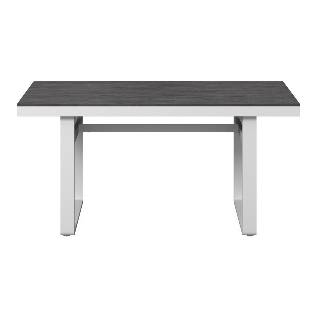 Dining-Loungeset Leandra Hellg Outdoorstoff/Metall/Polywood - Dunkelgrau/Hellgrau, MODERN, Kunststoff/Textil - Bessagi Garden