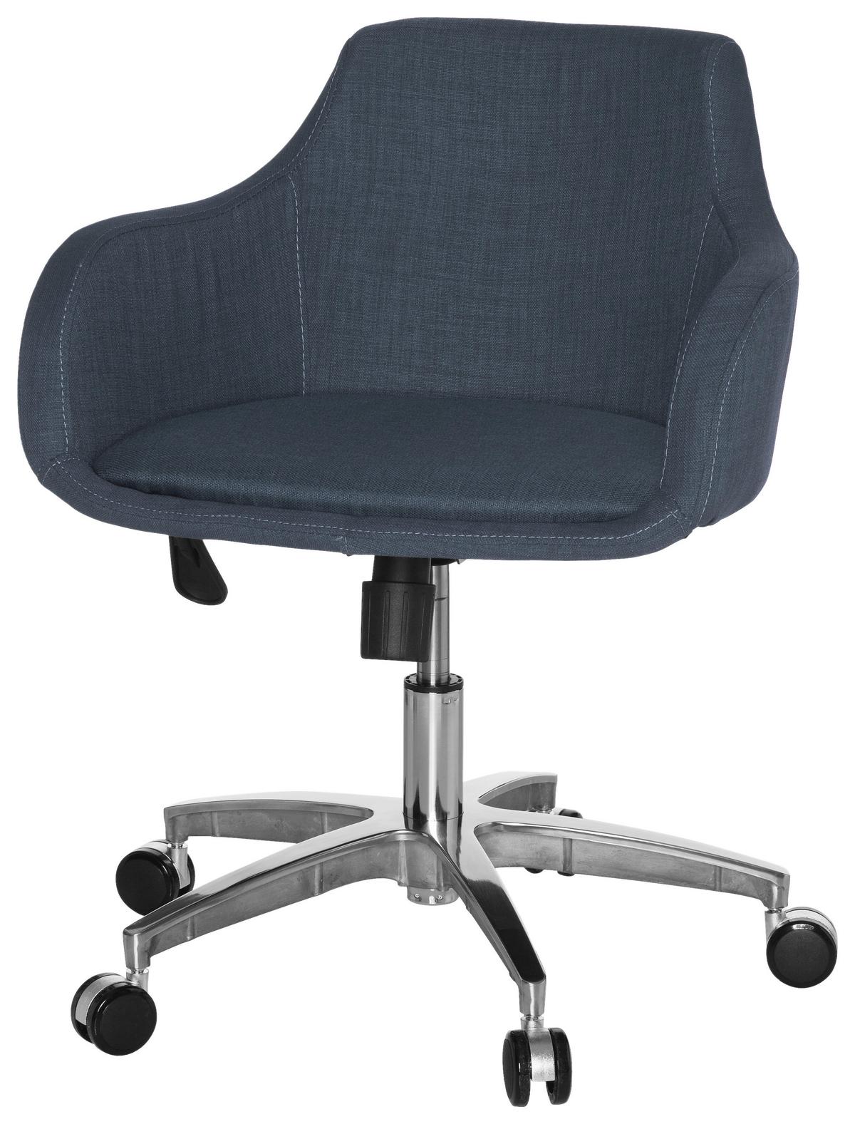 Vrtljivi Stol Solao 100, Temno Siva - temno siva, Moderno, kovina/umetna masa (55/86/41cm) - MID.YOU