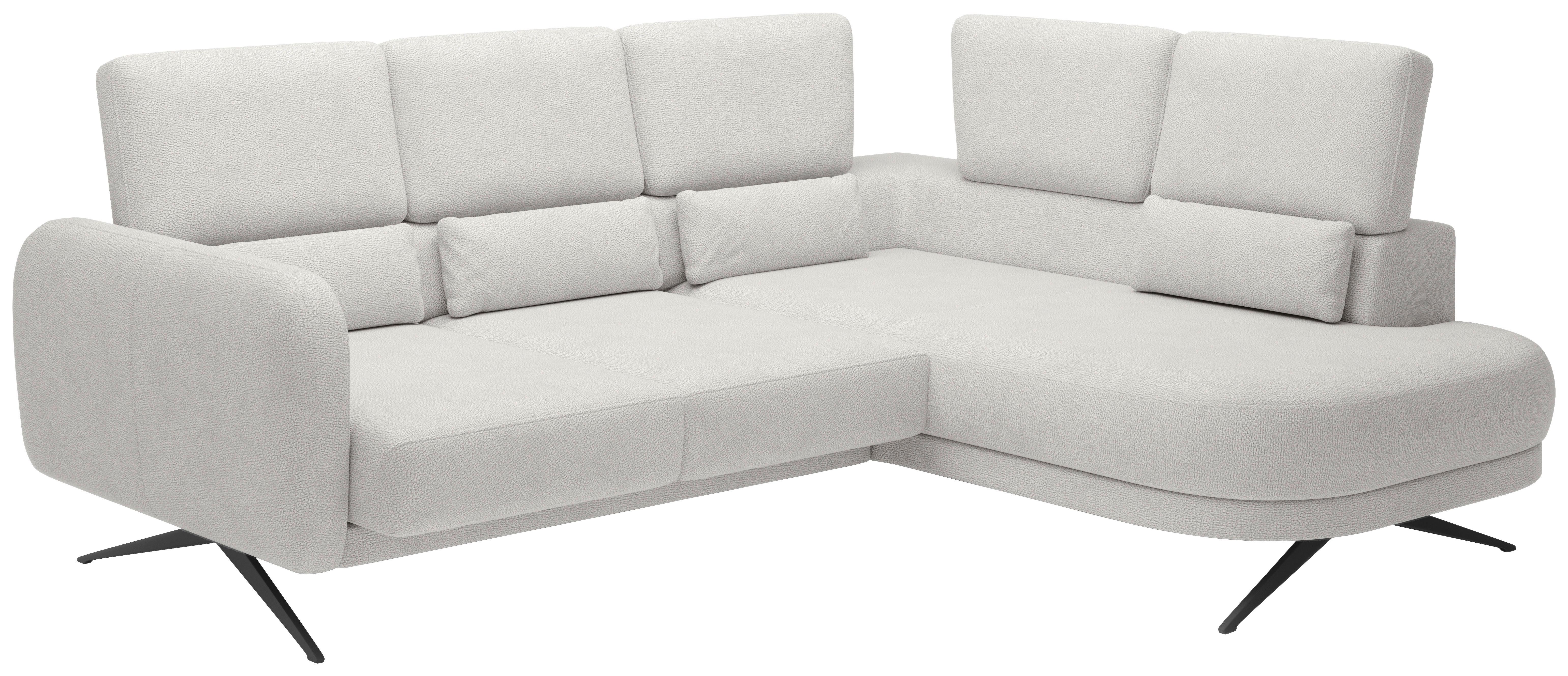 Coltar ILUSSIO L - gri deschis/crem, Modern (248-205/83-104/111cm) - Modern Living