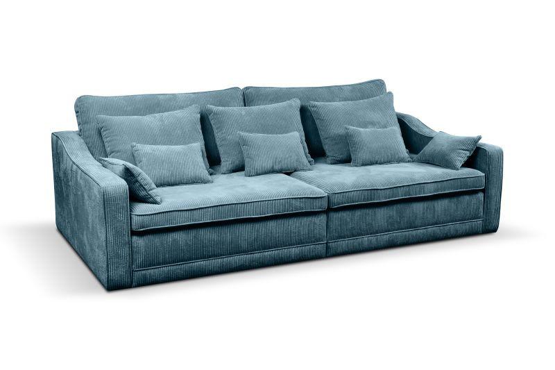 Canapea Bigsofa EVORA - turcoaz, Modern, textil (276/71-92/137cm) - Modern Living