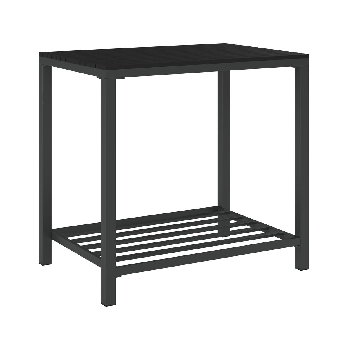 KUCHNIA ZEWNĘTRZNA MILAN - antracytowy, Modern, tworzywo sztuczne/metal (90/84/61,5cm) - Ambia Garden
