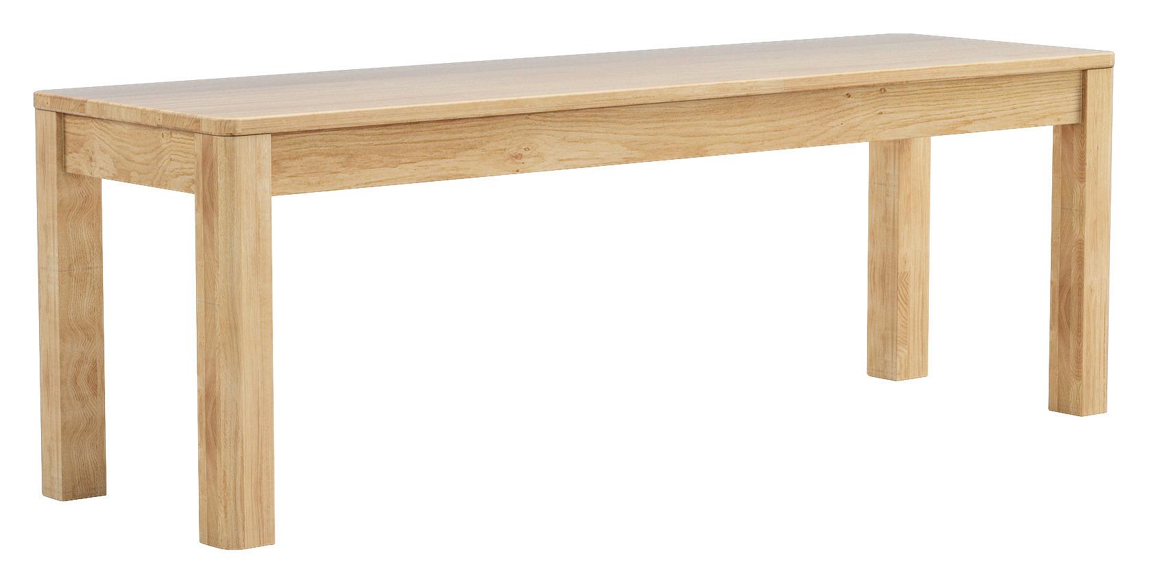 ŁAWKA TERRA - kolor dębowy, Natur, drewno (140/47/42cm) - Linea Natura