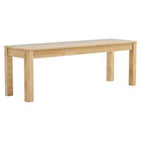 ŁAWKA TERRA - kolor dębowy, Natur, drewno (140/47/42cm) - Linea Natura