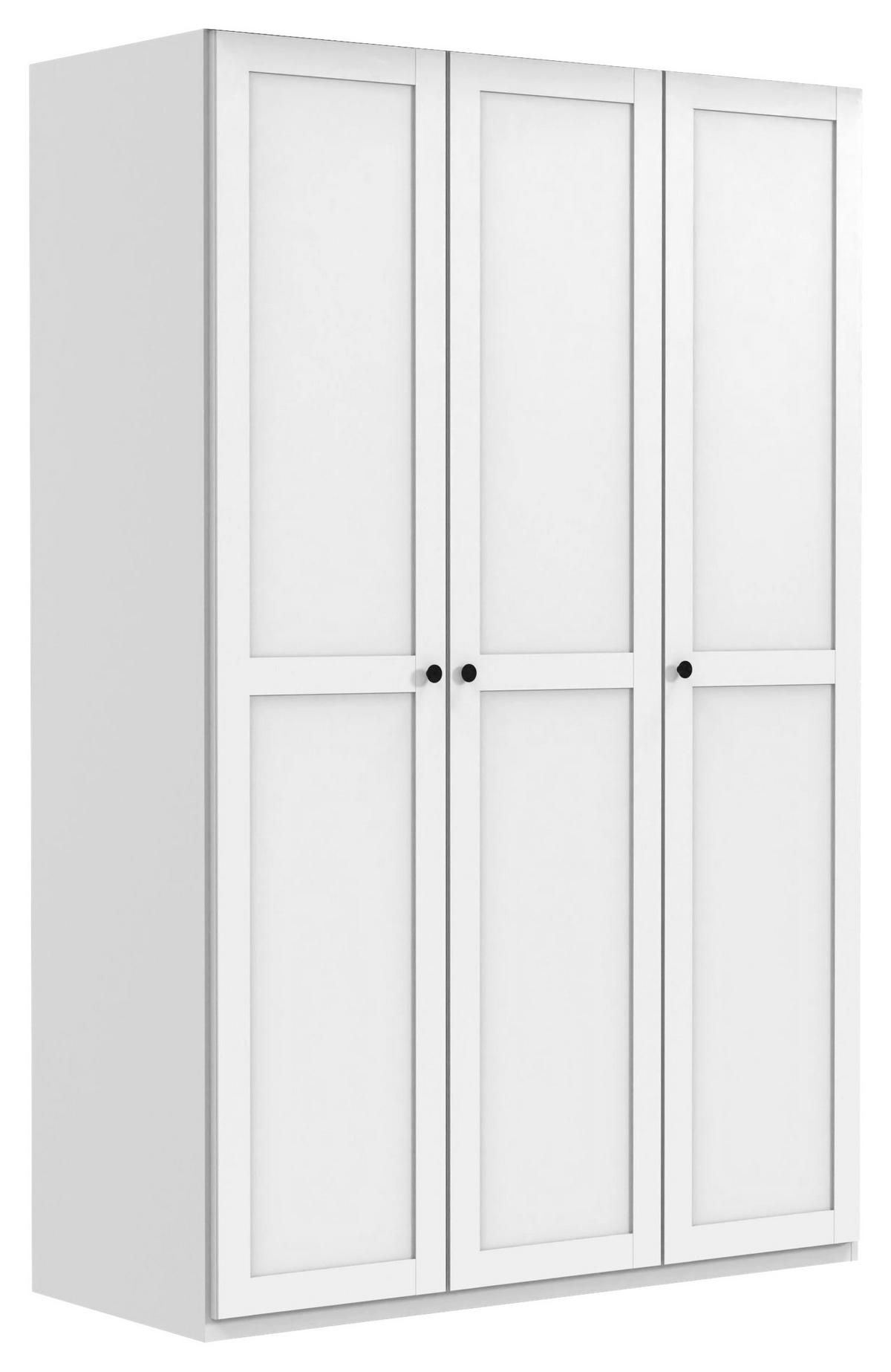 Ormar S Klasičnim Vratima New York B - bijela, Konvencionalno, drvni materijal/metal (135/236/58cm) - Modern Living