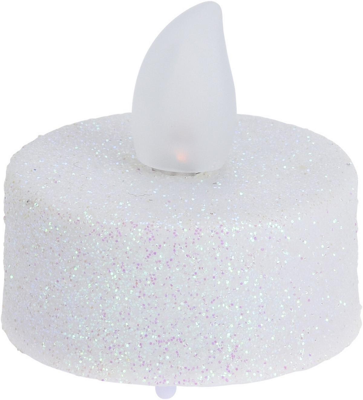 LED-es Teamécses White 6db/csomag - fehér, műanyag (3,8/4cm)