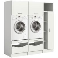 Hauswirtschaftsraum Free Weiß - Weiß, Basics, Holzwerkstoff (183/195/68cm) - MID.YOU