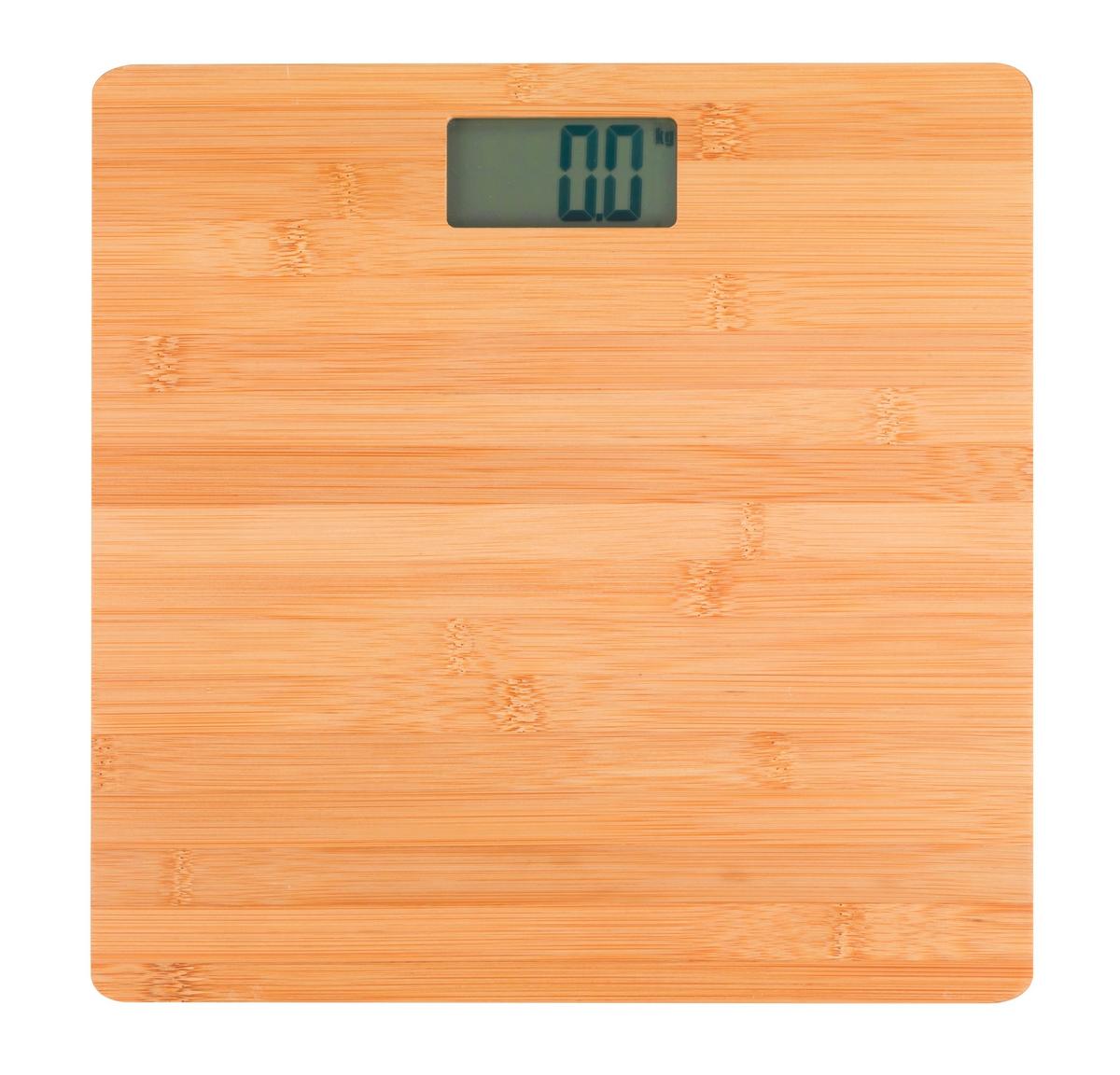 Cântar Bambus - culoare natur, Modern, materiale naturale (30/2,7/30cm) - Wenko