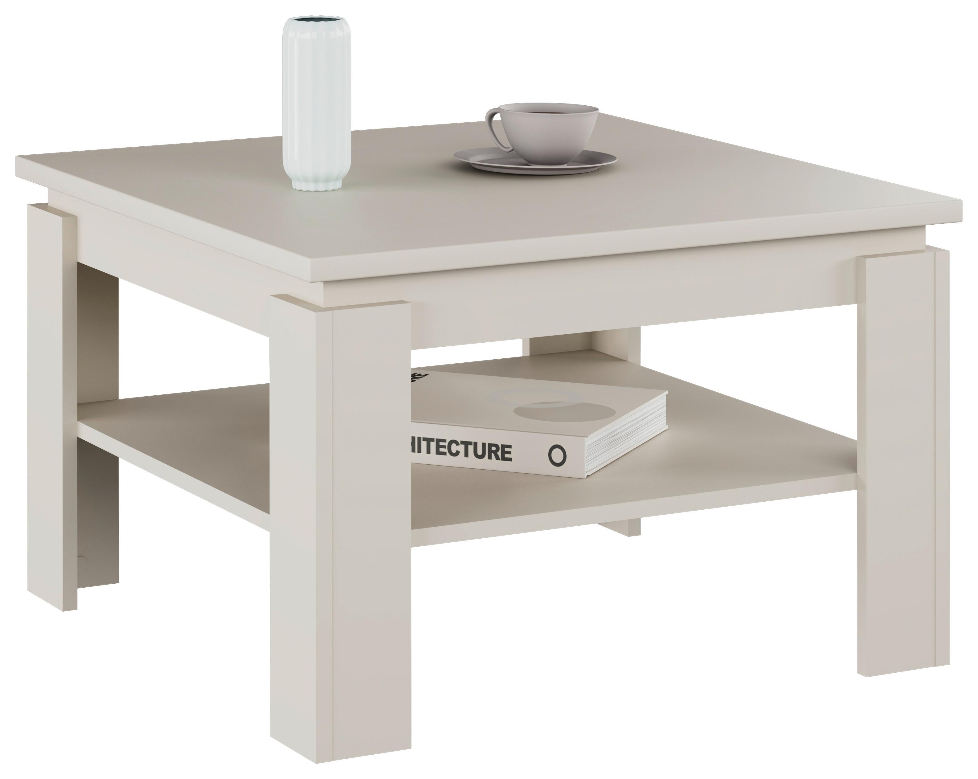 Klubska Miza Nizza 1 - kašmir, Moderno, leseni material (70/45/70cm)