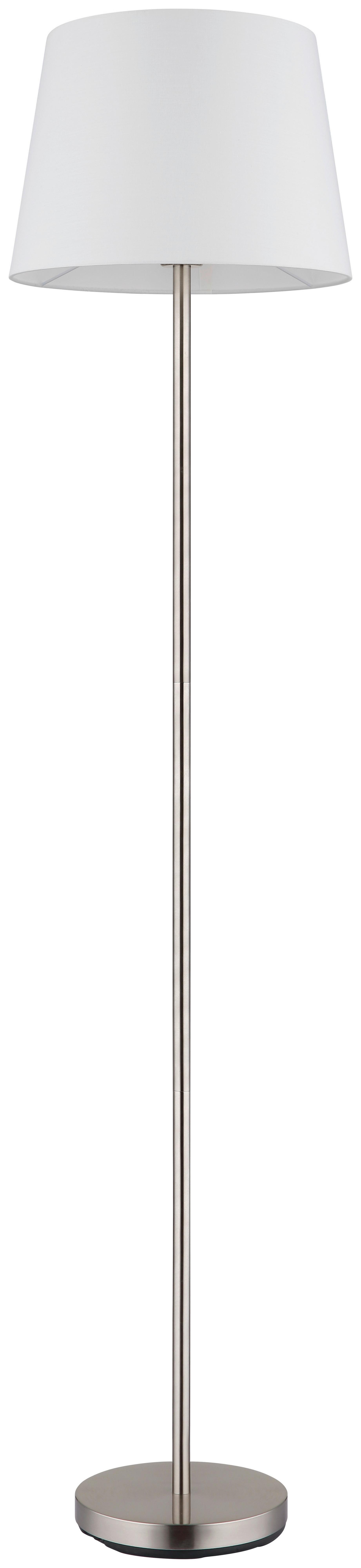 LAMPA STOJĄCA 40100101 JORIS - czarny/biały, Basics, tworzywo sztuczne/metal (35/151cm)