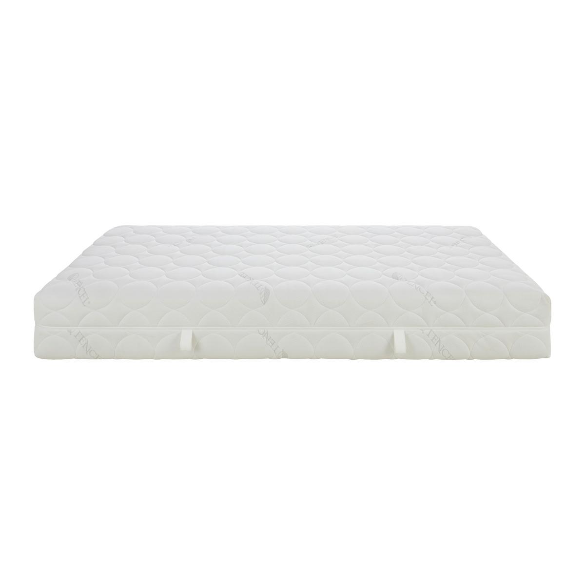 Partnermatratze Ergo 24 H2/H3 ca. 160x200cm - Weiss, Textil (160/200cm) - Nadana
