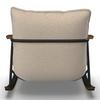 GUNGFÅTÖLJ INES - beige/svart, Modern, metall/trä (89/77/94cm) - Bessagi Home