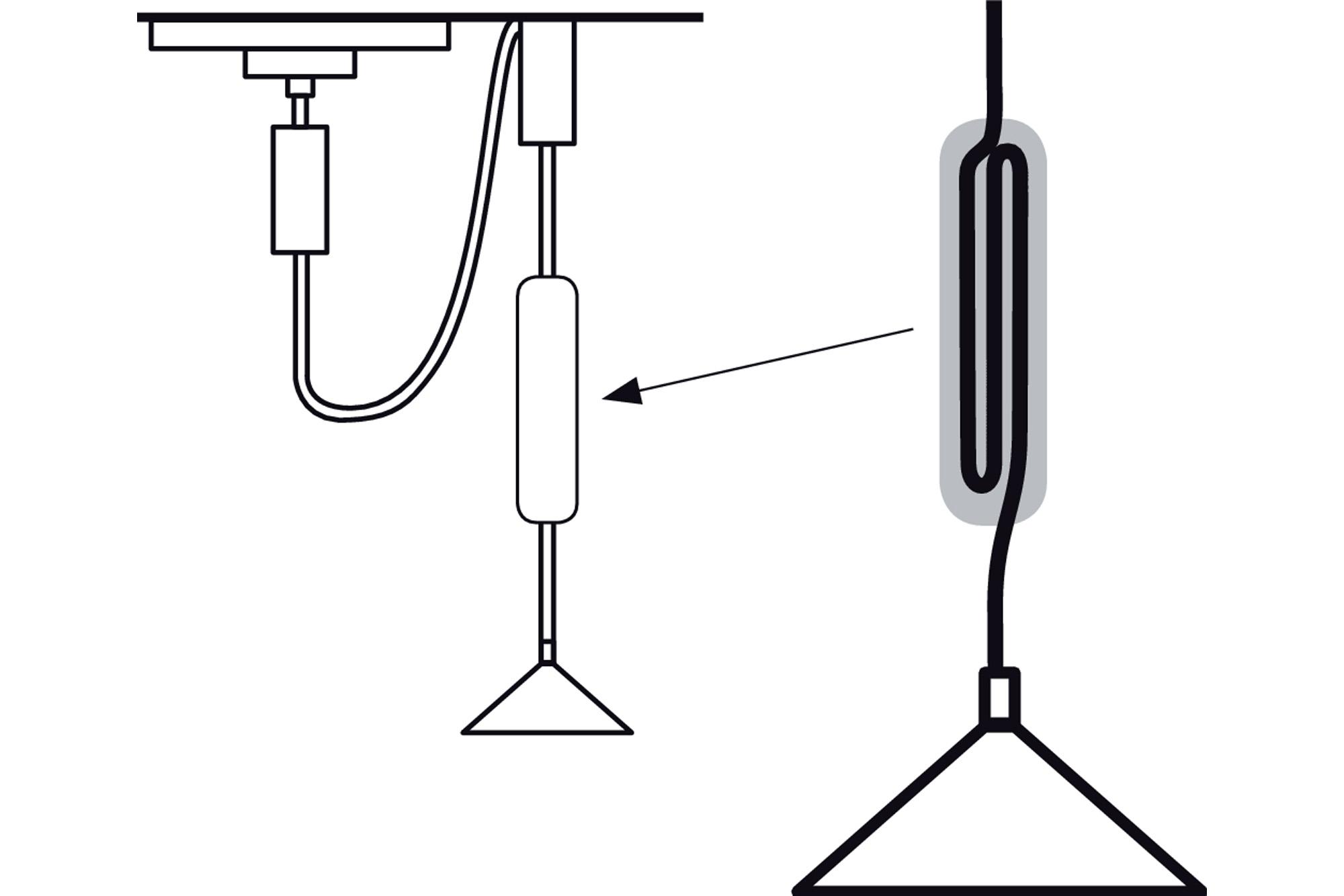 Schienensystem-Adapter in Chromfarben - Chromfarben, Design, Kunststoff (2,6/13,5cm) - Paulmann