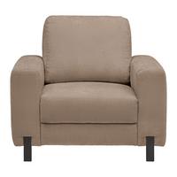 Sessel Piega Beige - Beige/Schwarz, MODERN, Textil/Metall (99/66-87/96cm) - Mömax