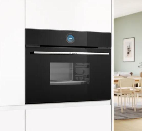 Dampfgarer CDG714XB1 schwarz - Schwarz, Metall (65,5/53,6/71cm) - Bosch
