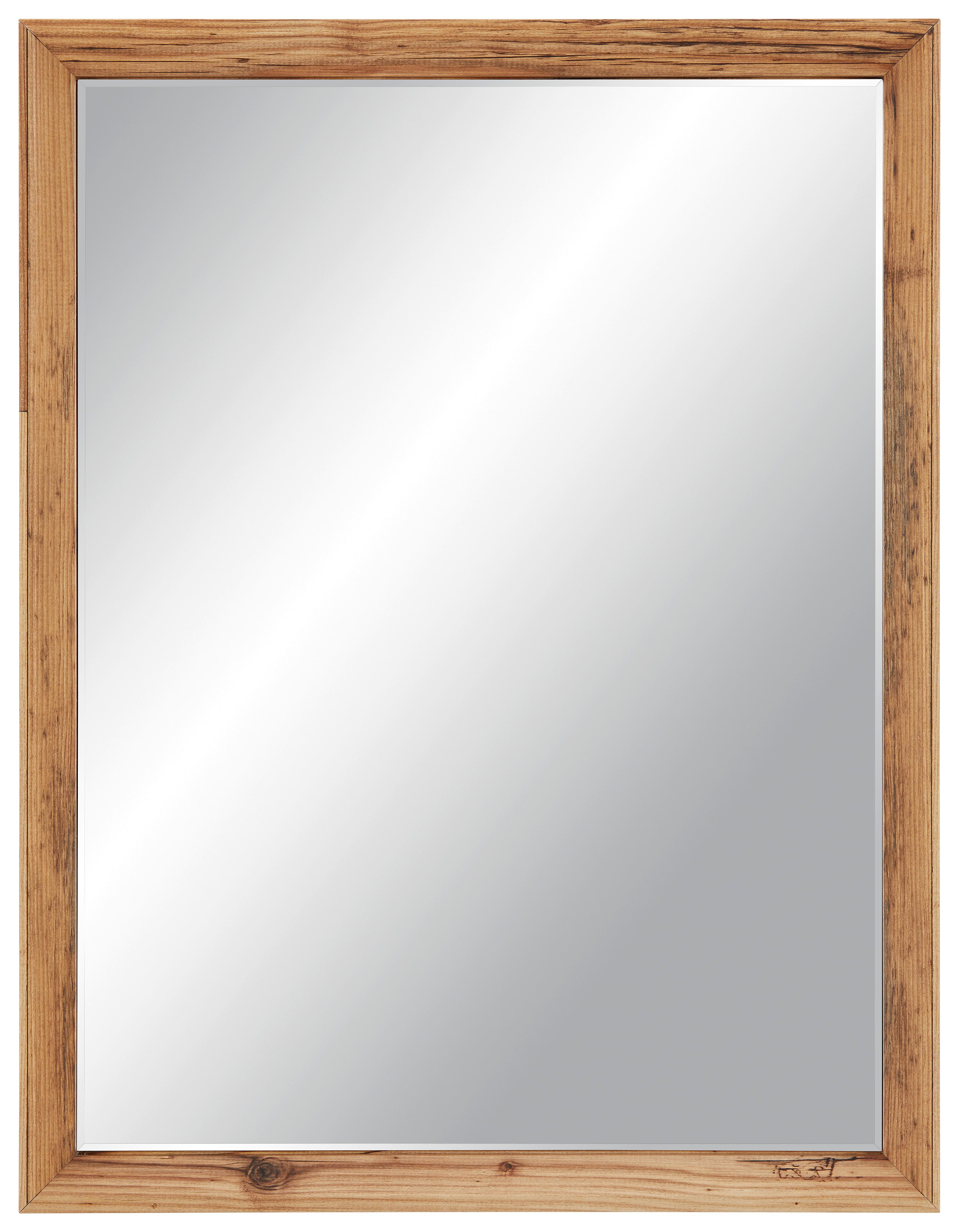 Wandspiegel in Kieferfarben - Kieferfarben, KONVENTIONELL, Glas/Holzwerkstoff (52/67cm) - Mömax