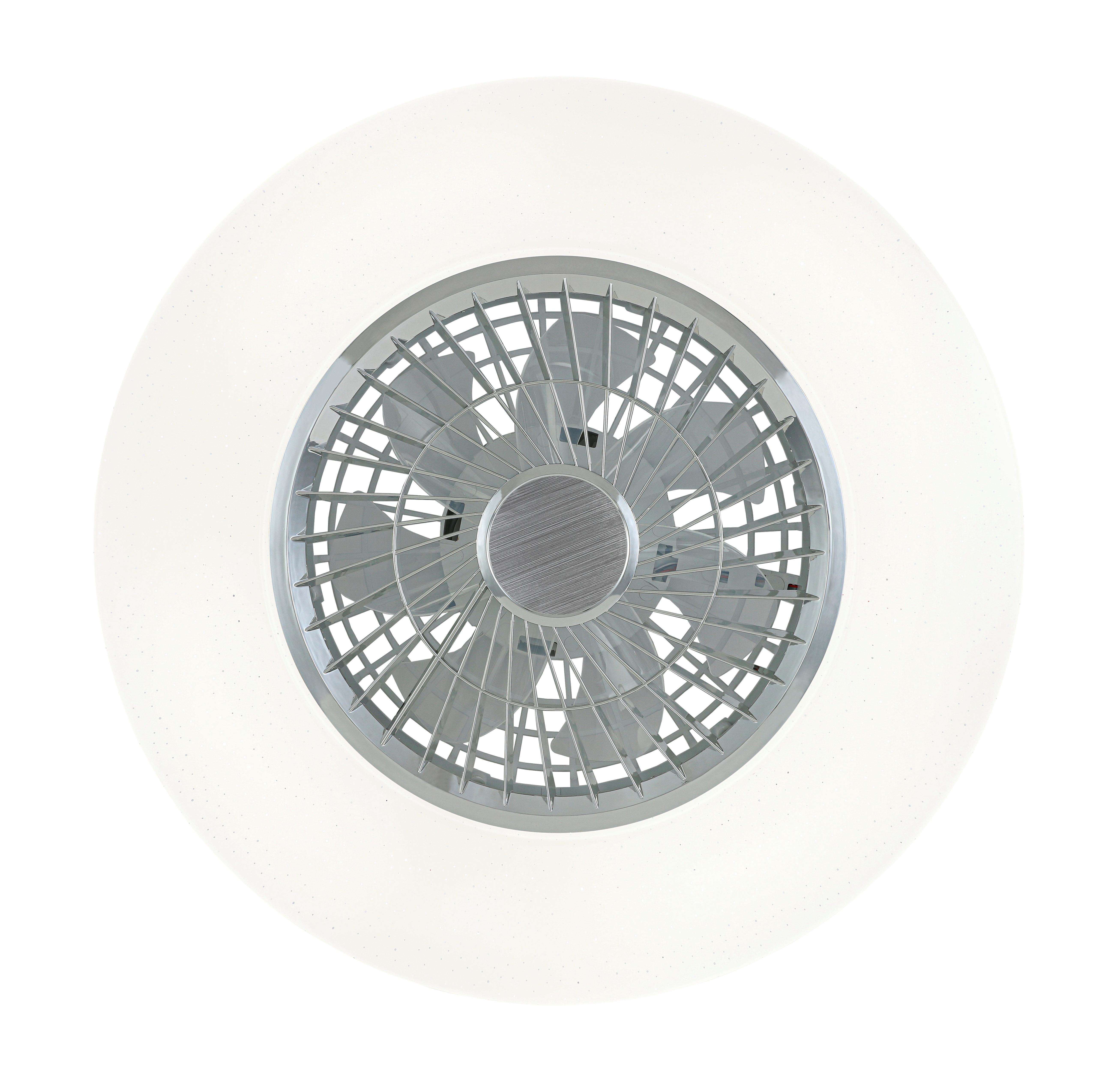 LED-TAKLAMPA LUFTIKU - vit/kromfärg, Klassisk, metall/plast (58/14,5cm) - Premium Living