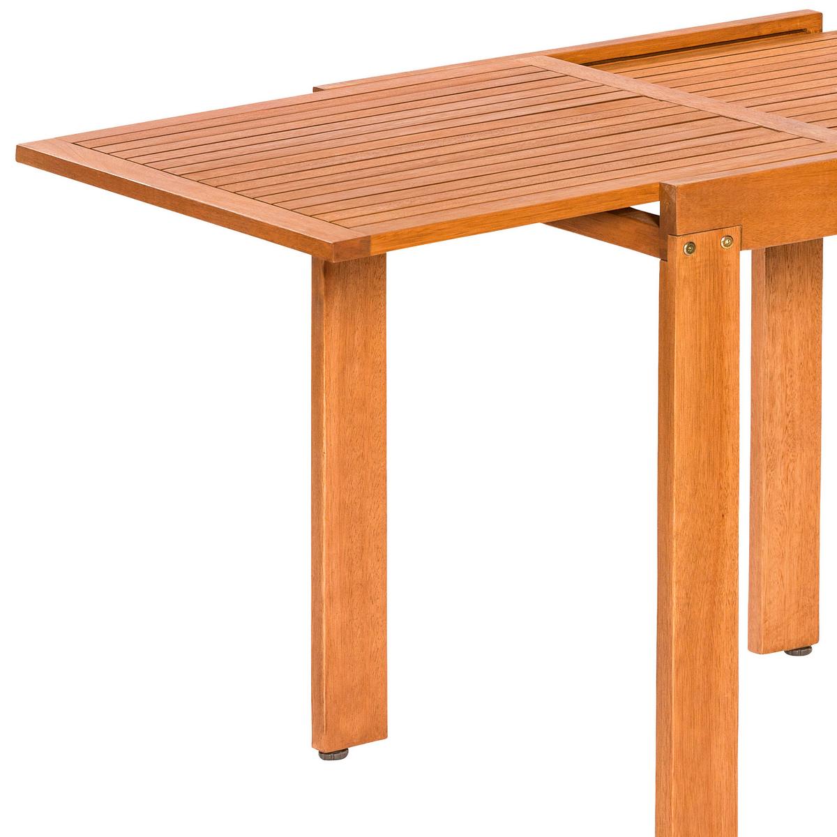 Miza Za Balkon Rebel, 65x77,5x130cm, Masivno - naravne barve, Konvencionalno, les (65/77,5/130cm) - Gardenson