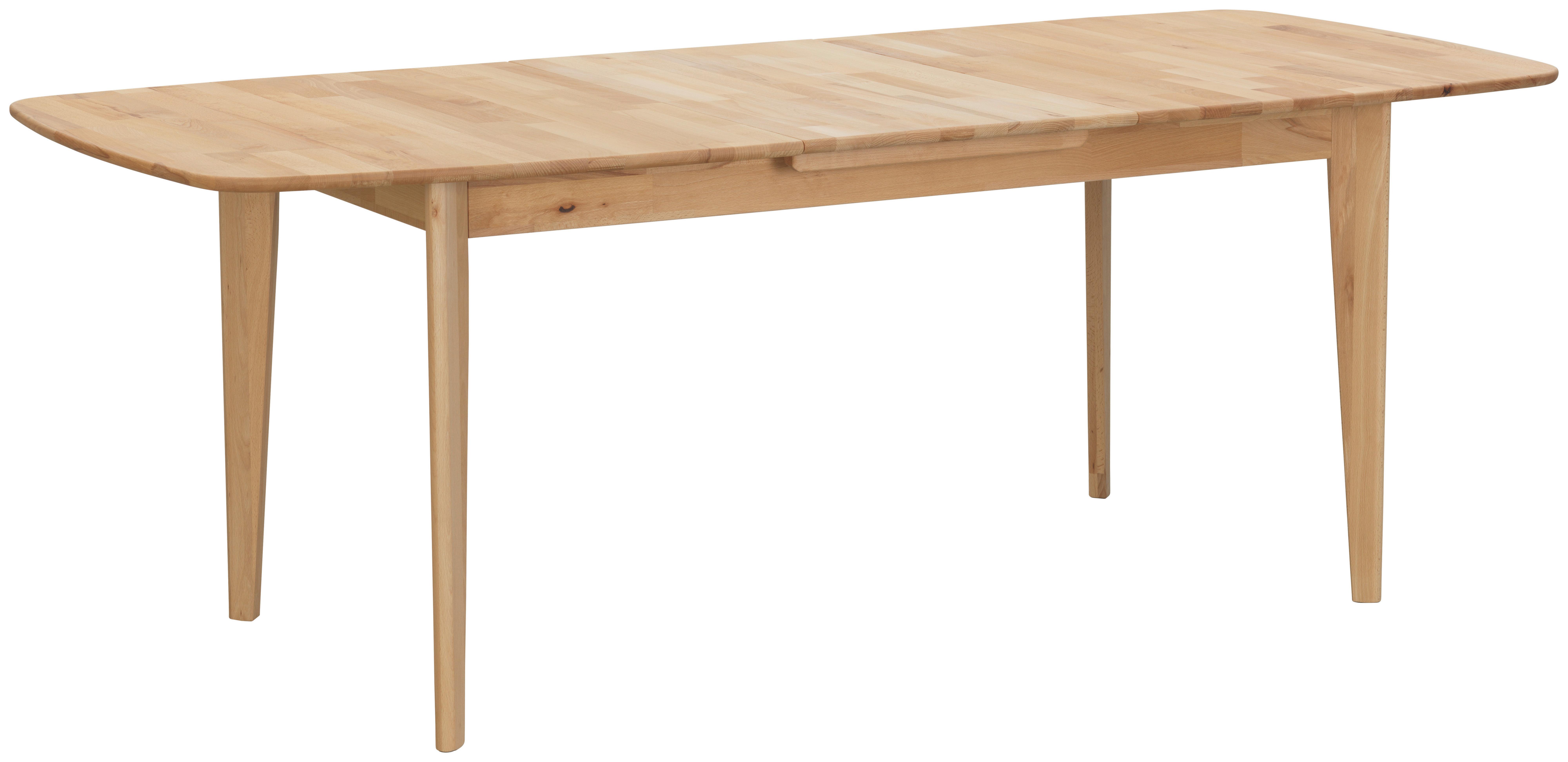 STÓŁ DO JADALNI MONTY - buk twardzielowy, Natur, drewno (160-210/90/75cm) - Livetastic