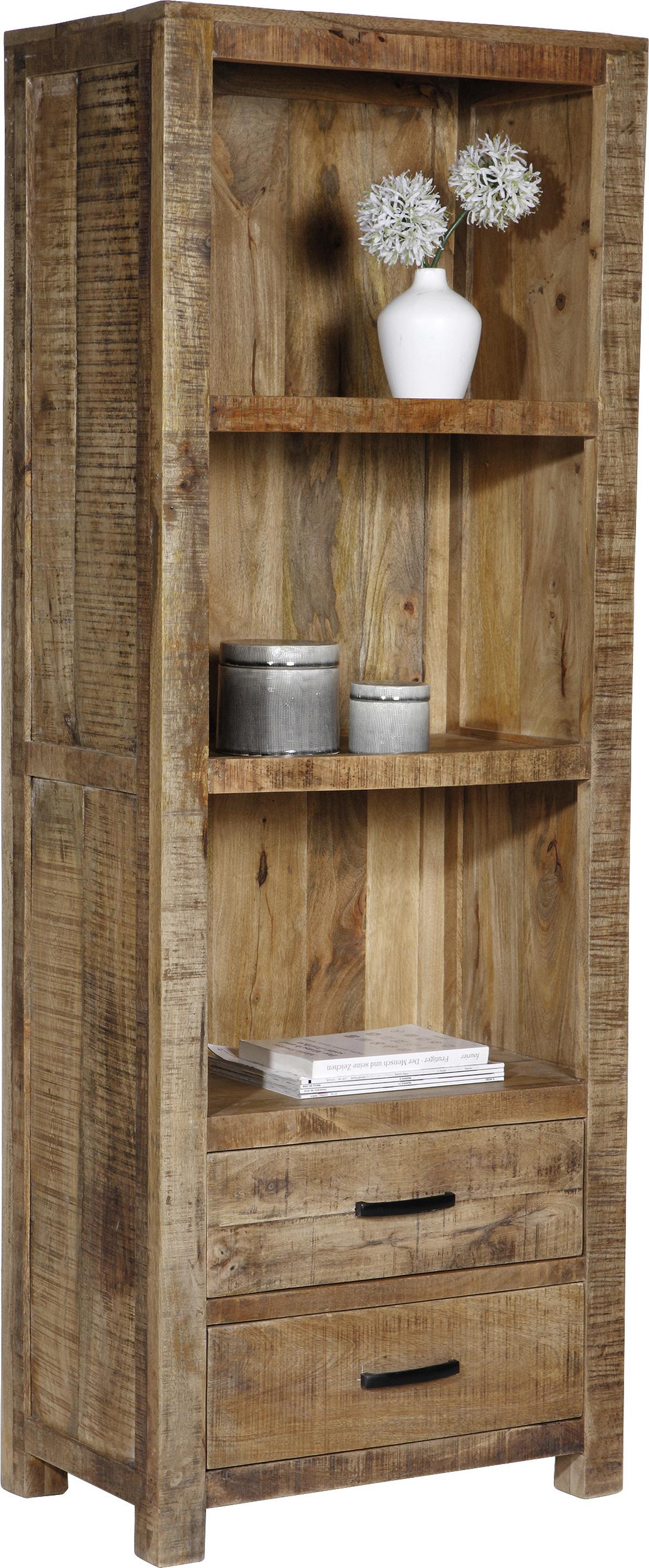 Regal Industry - prirodne boje, Lifestyle, drvo (67/180/42cm) - Zandiara