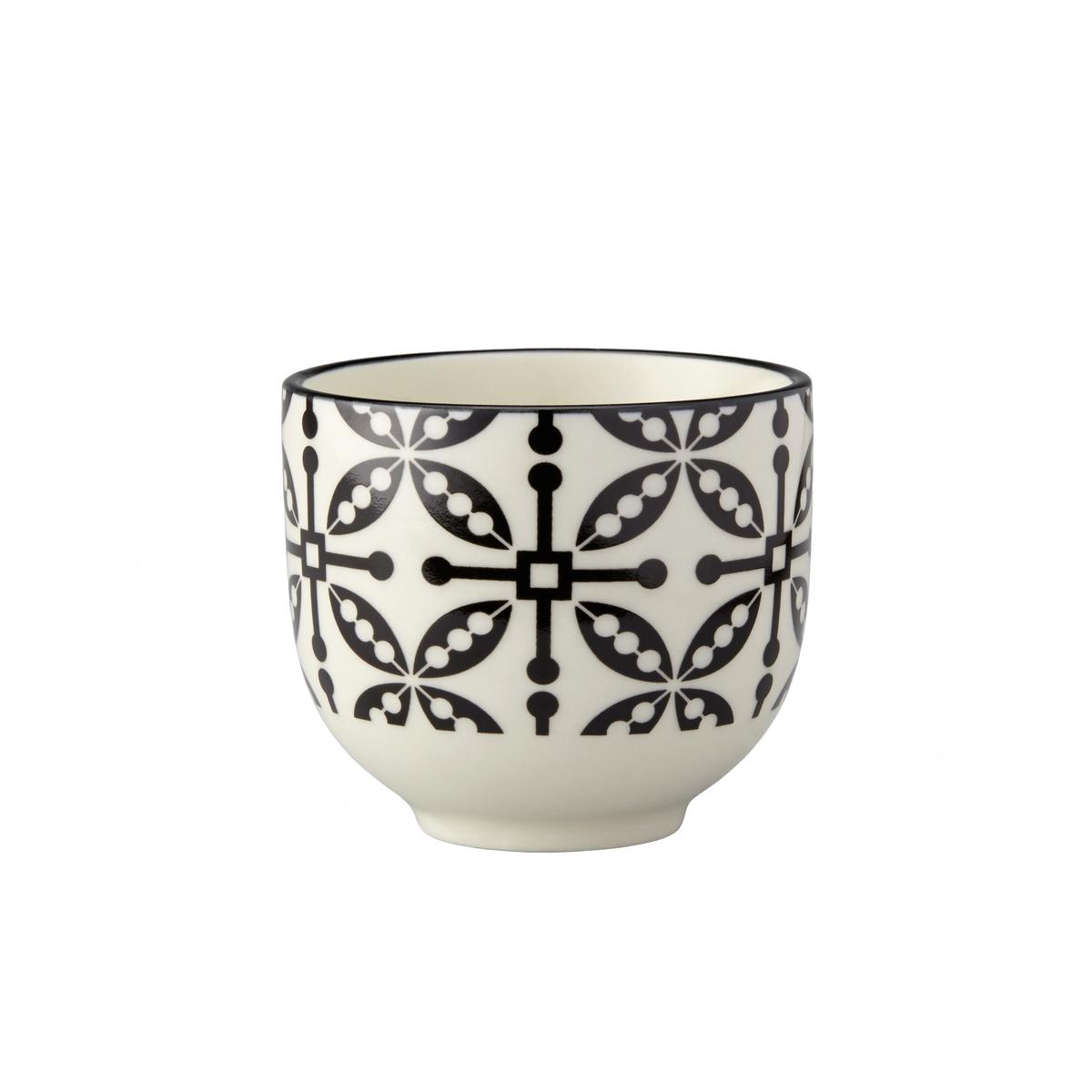 Teáscsésze Shiva - fekete/fehér, Lifestyle, kerámia (7/6cm) - Modern Living