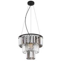 HÄNGELEUCHTE 15695H NAXIS - Klar/Schwarz, Basics, Glas/Kunststoff (40/120cm) - Globo