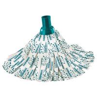 Pótfelmosófej Leifheit Classic Mop Viscose - türkiz/fehér, textil (32cm) - Leifheit